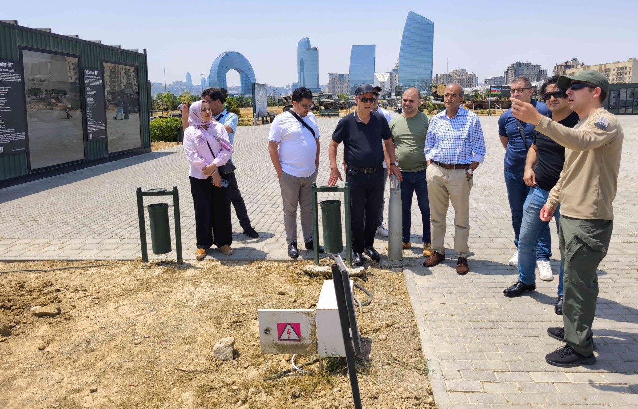 Mərakeşli jurnalistlər ölkəmizdə səfərdədir - FOTOLAR